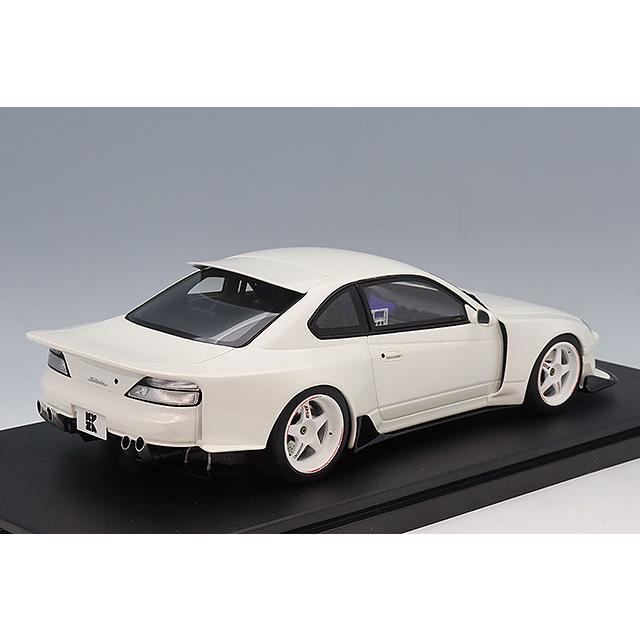 京商 samurai 1/18 日産 シルビア S15 Khyzyl Saleem ホワイト