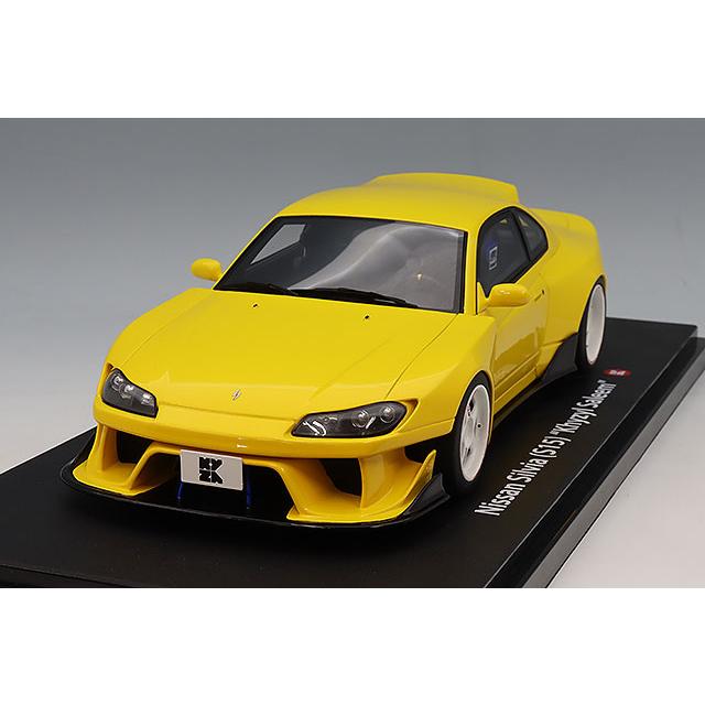 京商 samurai 1/18 日産 シルビア S15 Khyzyl Saleem イエロー