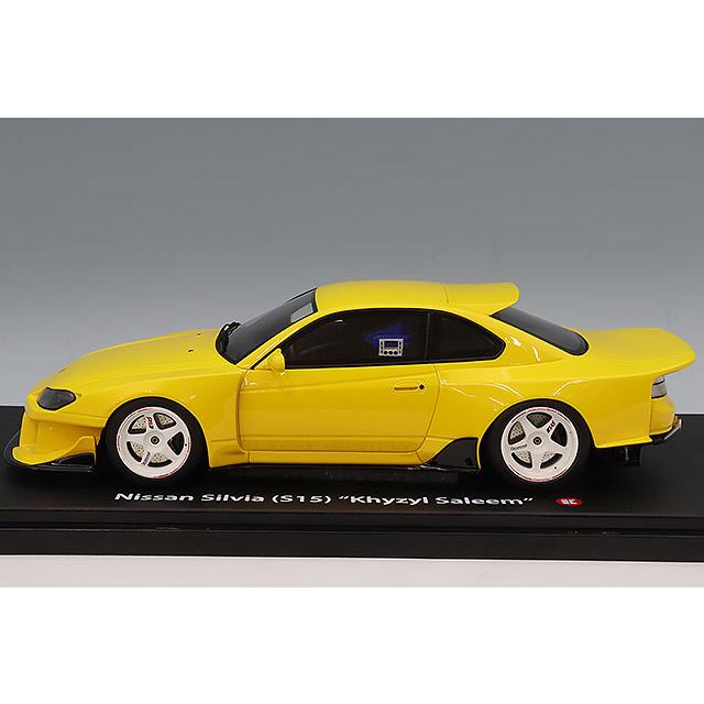 京商 samurai 1/18 日産 シルビア S15 Khyzyl Saleem イエロー