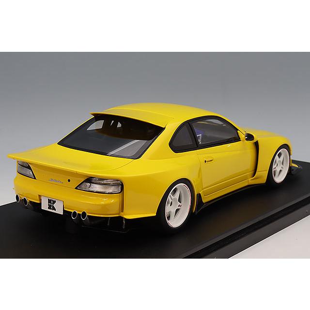 京商 samurai 1/18 日産 シルビア S15 Khyzyl Saleem イエロー