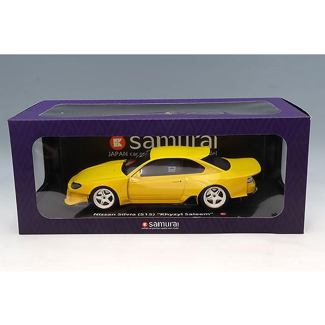 京商 samurai 1/18 日産 シルビア S15 Khyzyl Saleem イエロー