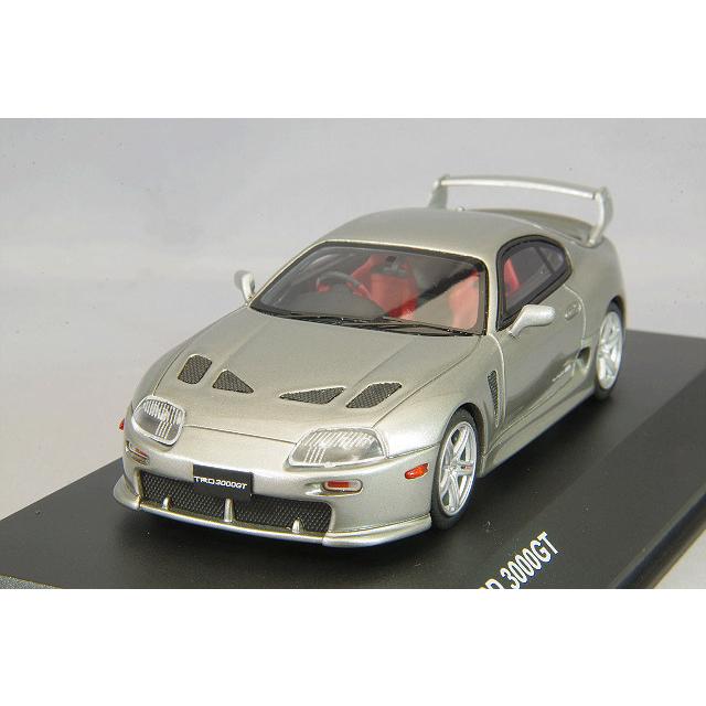 ミニカー/完成品 京商 1/43 トヨタ TRD 3000GT シルバー レジン製