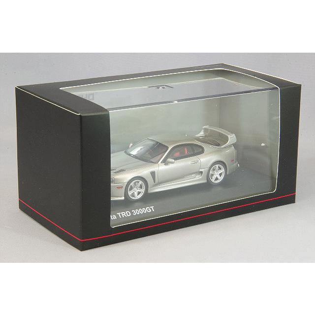 ミニカー/完成品 京商 1/43 トヨタ TRD 3000GT シルバー レジン製