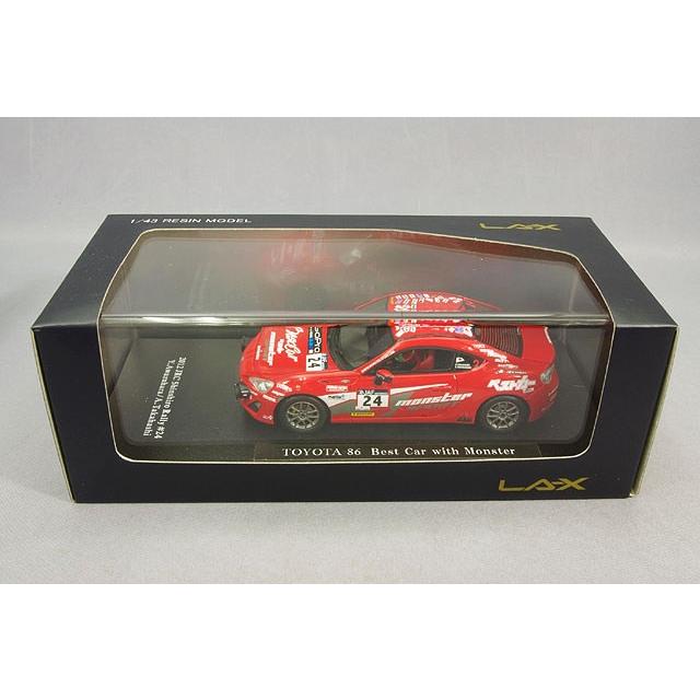 ミニカー/完成品 LA-X 1/43 トヨタ 86 ベストカー ウィズ モンスター