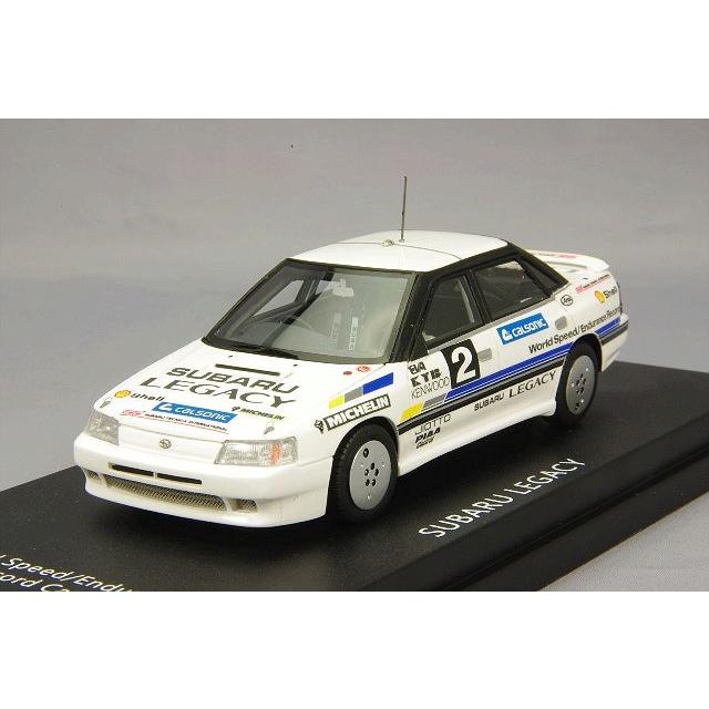 ミニカー/完成品 LA-X 1/43 スバル レガシィ 10万キロ速度記録車 2号車