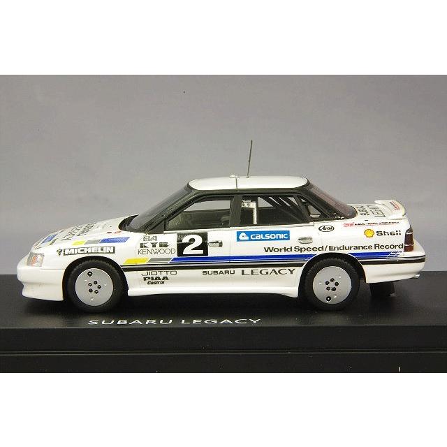 ミニカー/完成品 LA-X 1/43 スバル レガシィ 10万キロ速度記録車 2号車