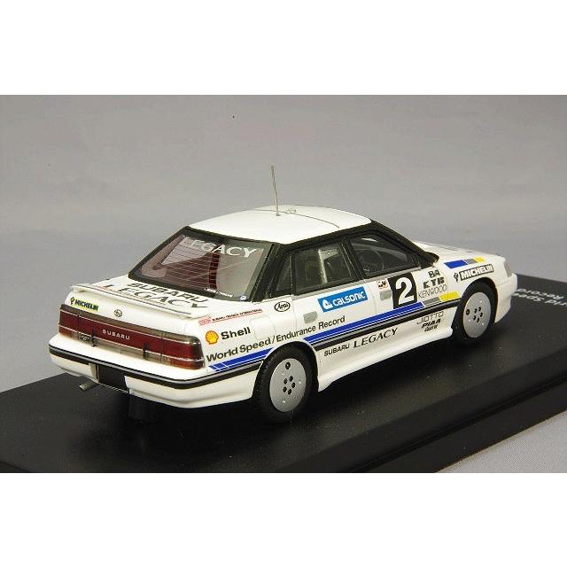 ミニカー/完成品 LA-X 1/43 スバル レガシィ 10万キロ速度記録車 2号車
