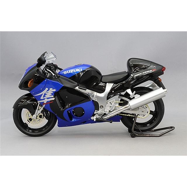 LCDモデル 1/12 スズキ GSX1300R 隼 2001 ブルー/ブラック