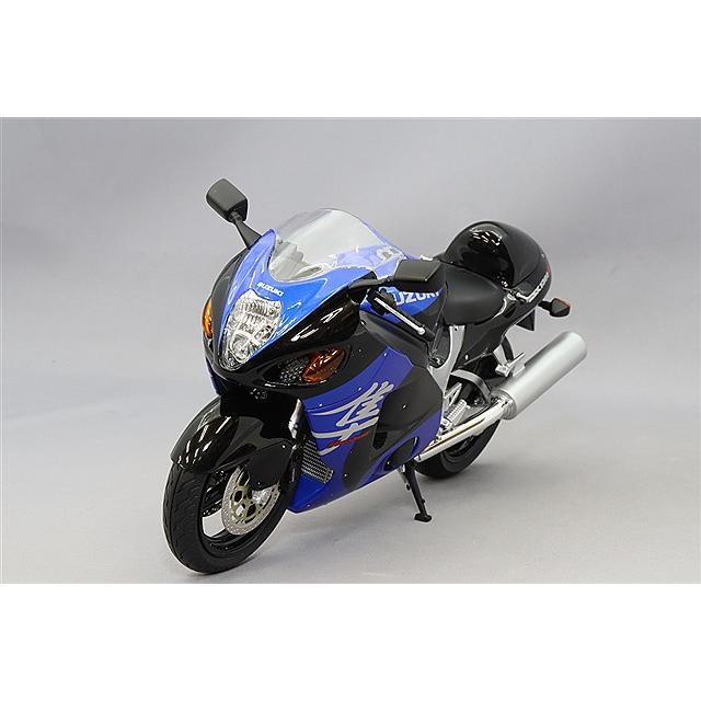 LCDモデル 1/12 スズキ GSX1300R 隼 2001 ブルー/ブラック : キッド