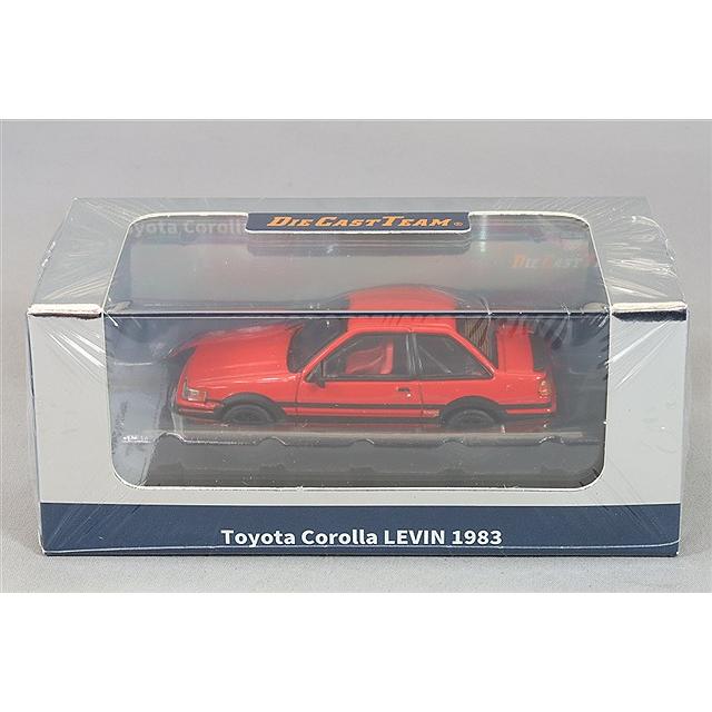 ダイキャストチーム 1/64 トヨタ カローラ レビン (右ハンドル) レッド