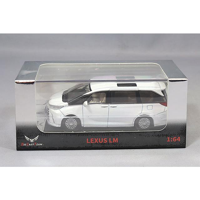 ダイキャストチーム 1/64 レクサス LM (AW10) ホワイト 右ハンドル