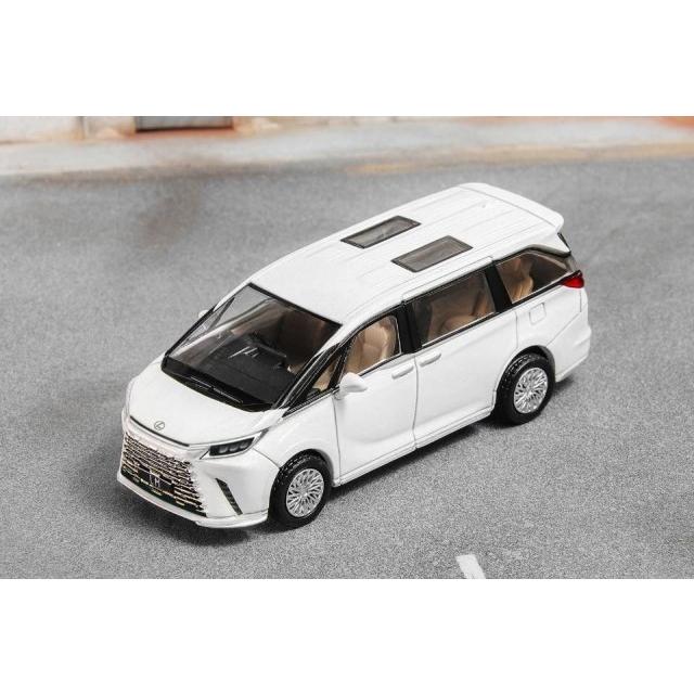 ダイキャストチーム 1/64 レクサス LM (AW10) ホワイト 右ハンドル