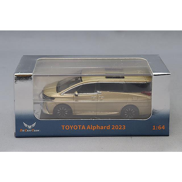 ダイキャストチーム 1/64 トヨタ アルファード 2024 ゴールド 右