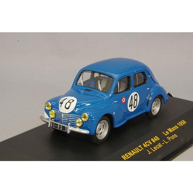 ミニカー/完成品 イクソ 1/43 ルノー 4CV 1950 ルマン24H #48 J