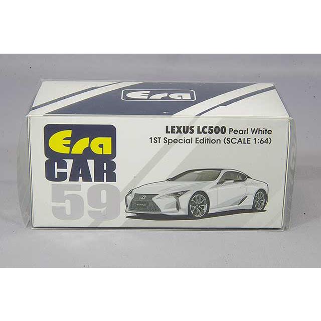 Era CAR 1/64 59F レクサス LC500 パールホワイト : キッドボックス