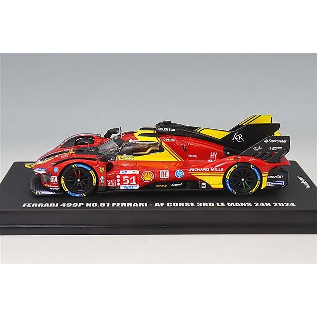 ルックスマート 1/64 フェラーリ 499P AFコルセ 2024 ルマン24H 3位