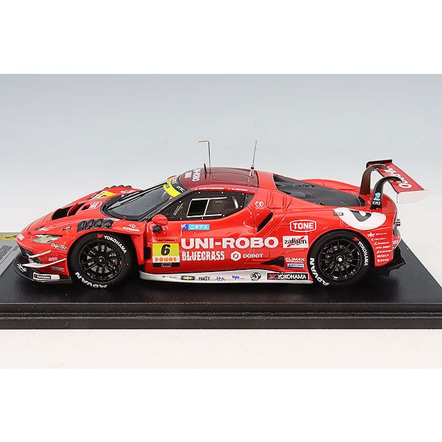 ルックスマート 43 ユニロボ ブルーグラス フェラーリ 296 2025 Ferrari 296 GT3 UNI-ROBO BLUEGRASS FERRARI VELOREX No.6 GT300
