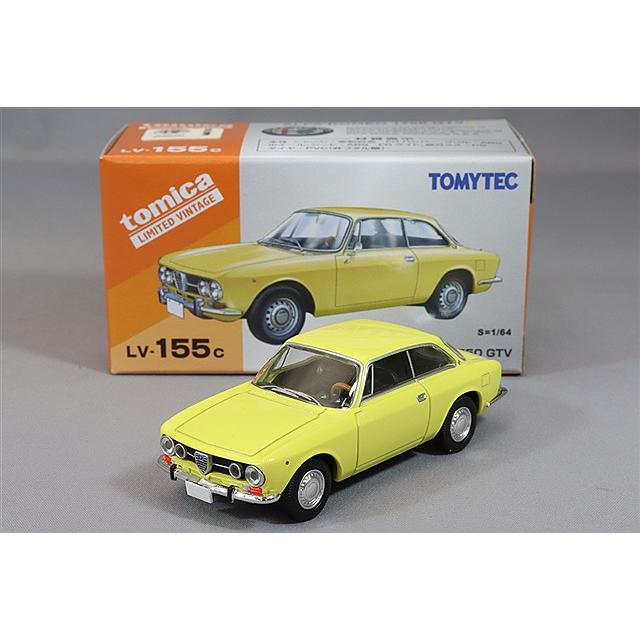 トミカリミテッドヴィンテージ アルファロメオ 1750gtv 1/64 LV-155c アルファロメオ 1750GTV（黄） | 製品をさがす | tomica