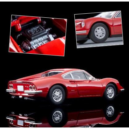 トミカリミテッドヴィンテージ 1/64 ディーノ 246 GT 1971 赤 : キッド