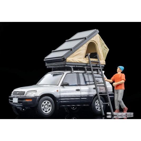 トミカリミテッドヴィンテージ NEO 1/64 トヨタ RAV4J V 銀 テント