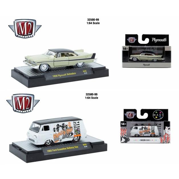 M2 オートジャパン リリース2　6台セット M2マシーン 1/64 M2 Auto-Trucks / Detroit-Muscle / Auto-Meets