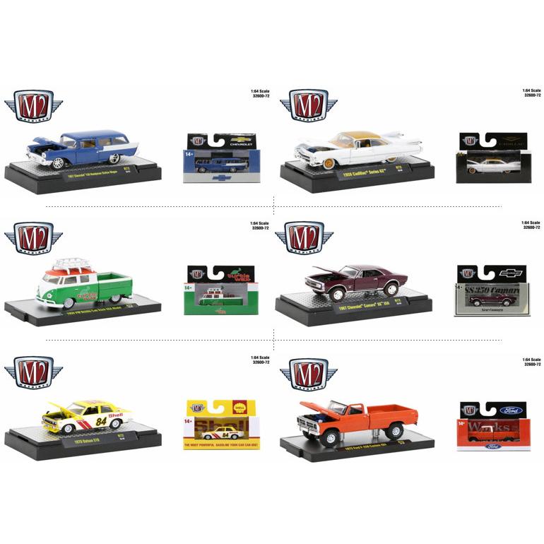 M2マシーン 1/64 Auto-Thentics リリース72 6台セット : キッド