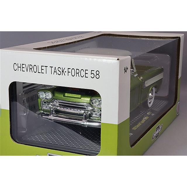 M2マシーン 1/24 1958 シボレー アパッチ カメオ グリーン : キッド