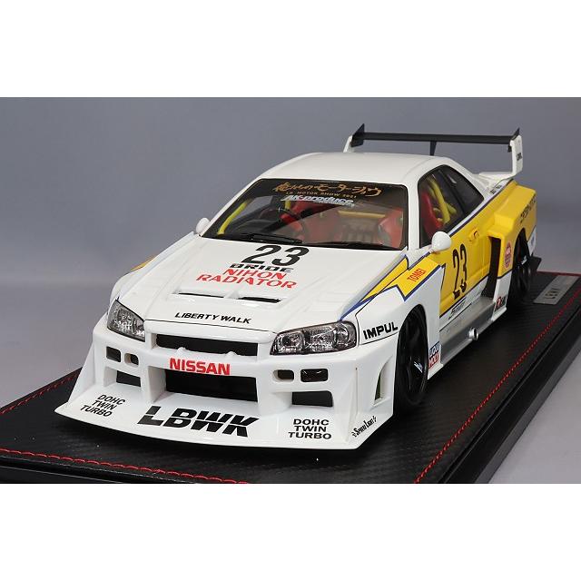 LBプランニングス特注】 イグニッションモデル 1/18 LB-ER34 スーパー
