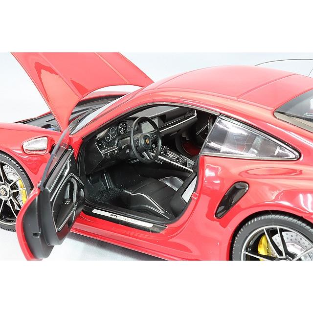 ミニチャンプス 1/18 ポルシェ 911 (992) ターボS クーペ スポーツデザイン 2021 レッド｜kidbox｜05