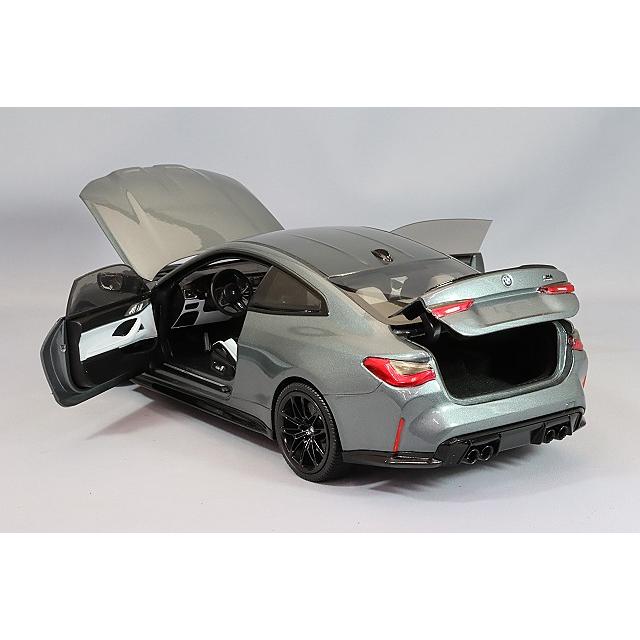 ミニチャンプス 1/18 BMW M4 2020 グレーメタリック : キッド
