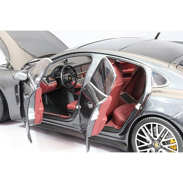 ☆ ミニチャンプス 1/18 ポルシェ パナメーラ ターボS 2020 グレーメタリック 
