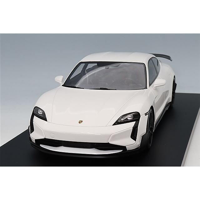 【ミニカー 美品】1/18 ミニチャンプス ポルシェ タイカン ターボ S ミニチャンプス 1/18 ポルシェ タイカン ターボ GT 2024 ホワイト