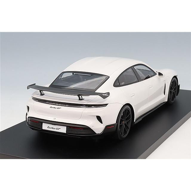 【ミニカー 美品】1/18 ミニチャンプス ポルシェ タイカン ターボ S ミニチャンプス 1/18 ポルシェ タイカン ターボ GT 2024 ホワイト