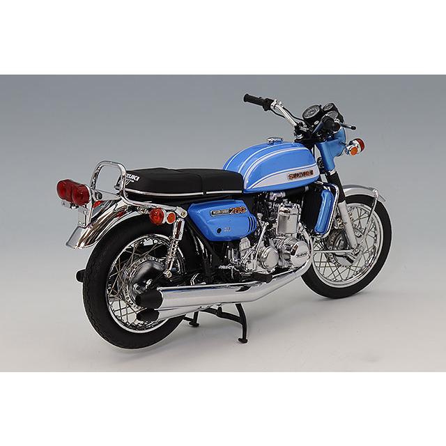 スズキ GT750 1/12スケールモデル ミニチャンプス 1/12 スズキ GT 750 1972 ブルーメタリック : キッド