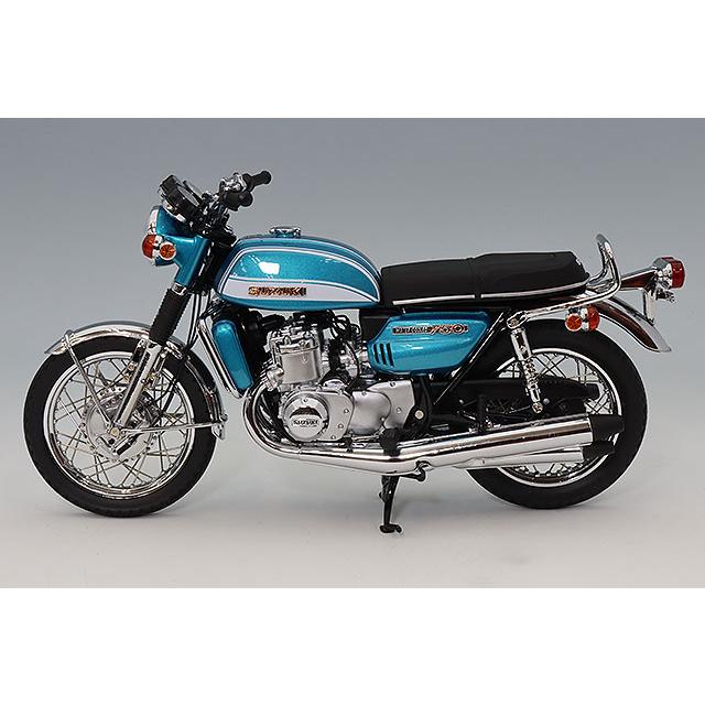 スズキ GT750 1/12スケールモデル ミニチャンプス 1/12 スズキ GT 750 1972 グリーン : キッドボックス