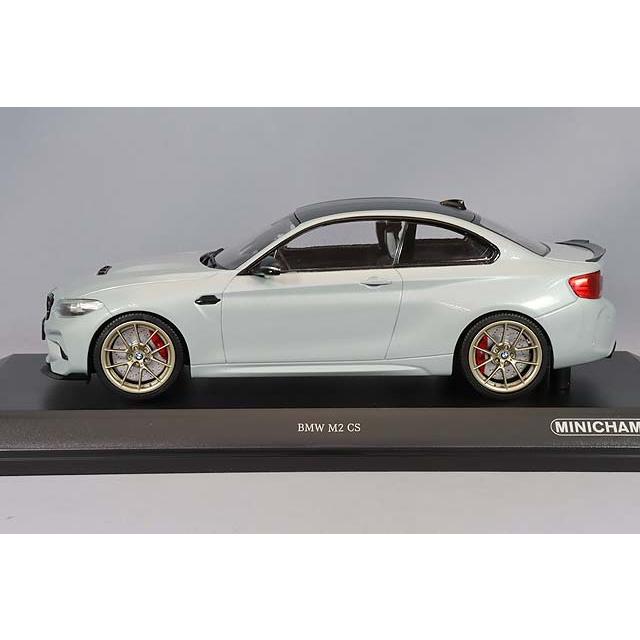 ミニカー/完成品 ミニチャンプス 1/18 BMW M2 CS 2020 シルバーメタリック/ゴールドホイール｜kidbox｜02