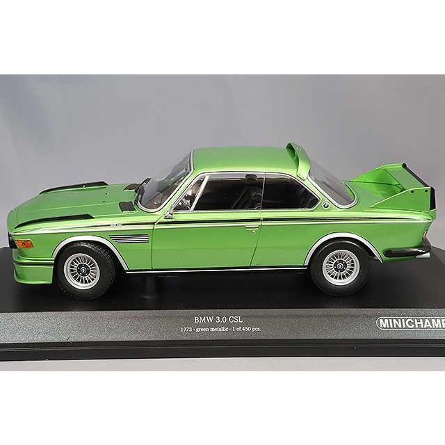ミニカー/完成品 ミニチャンプス 1/18 BMW 3.0 CSL 1973 グリーン