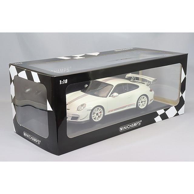 ミニチャンプス 1/18 ポルシェ 911 GT3 RS 4.0 2011 ホワイト : キッド