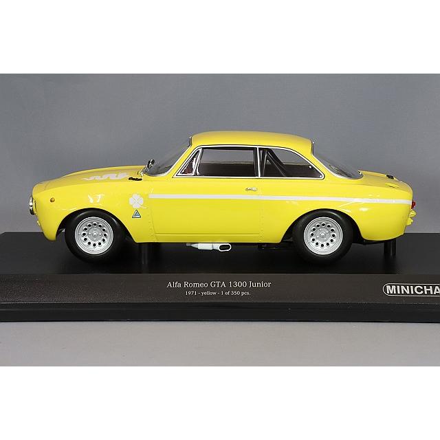 ミニチャンプス 1/18 アルファロメオ GTA 1300 ジュニア 1971 イエロー