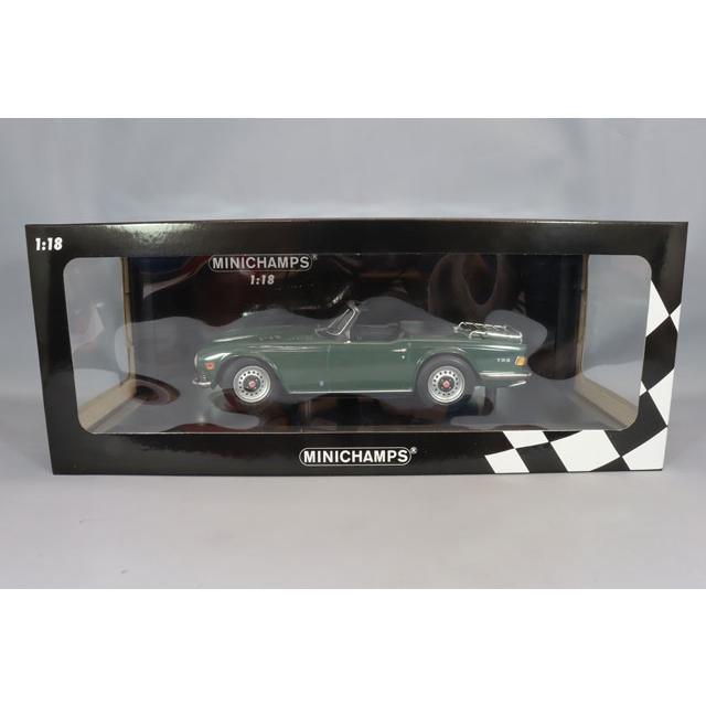 ミニカー/完成品 ミニチャンプス 1/18 トライアンフ TR6 1969 ダーク