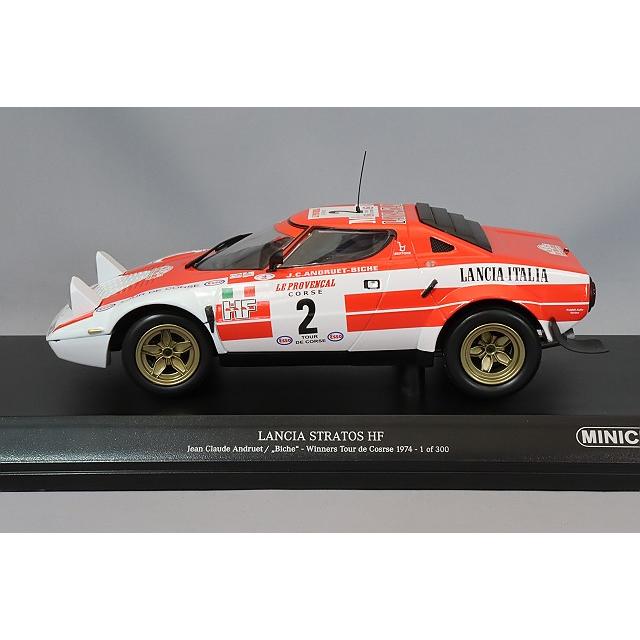 ミニチャンプス 1/18 ランチア ストラトス 1974 ツールドコルス ラリー