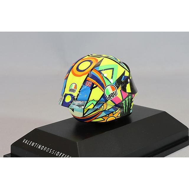 ミニチャンプス 1/8 AGV ヘルメット V.ロッシ 2017 モトGP アッセン