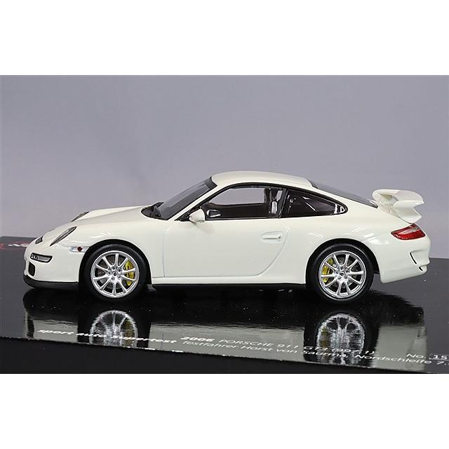 ミニチャンプス 1/43 ポルシェ 911 GT3 2006 ホワイト スポーツオート