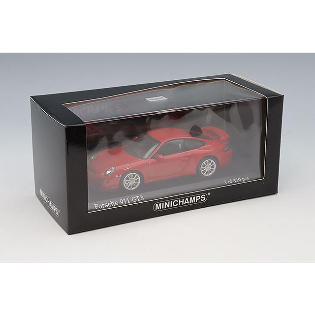 ミニチャンプス 1/43 ポルシェ 911 GT3 2006 レッド : キッドボックス