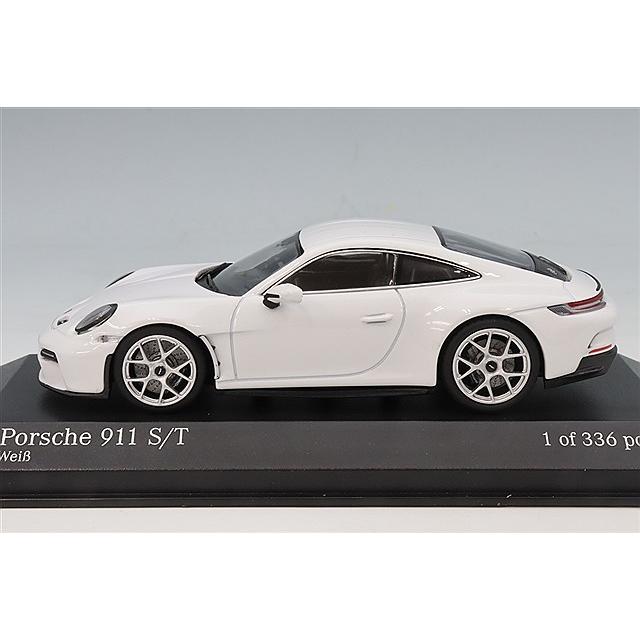 ミニチャンプス 1/43 ポルシェ 911 (992) S/T 2023 ホワイト : キッド