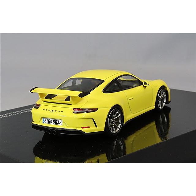 ミニチャンプス　ポルシェ　911 GT3 (991.2) 1/43 イエロー ミニチャンプス 1/43 ポルシェ 911 (991.2) GT3 2017 イエロー