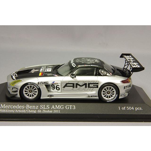 ミニカー/完成品 ミニチャンプス 1/43 メルセデスベンツ SLS AMG GT3 2011 ズーハイ6H #96 M.ハッキネン/C.F.チェン/D.アーノルド ABS製の画像
