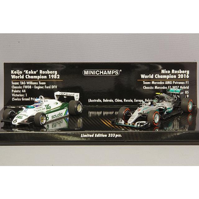 ミニチャンプス 1/43 ウィリアムズ フォード FW08 1982 F1 #6