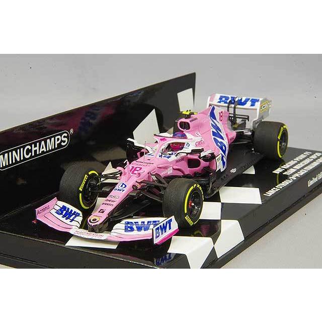 ミニカー/完成品 ミニチャンプス 1/43 BWT レーシング ポイント F1チーム メルセデス RP20 2020 F1 イタリアGP 3位 #18 L.ストロール レジン製