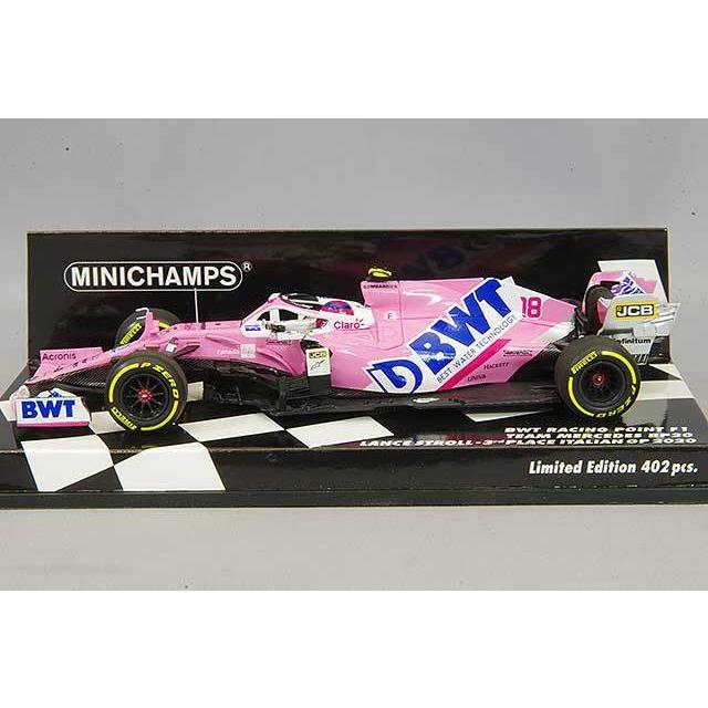 ミニカー/完成品 ミニチャンプス 1/43 BWT レーシング ポイント F1チーム メルセデス RP20 2020 F1 イタリアGP 3位 #18 L.ストロール レジン製の画像